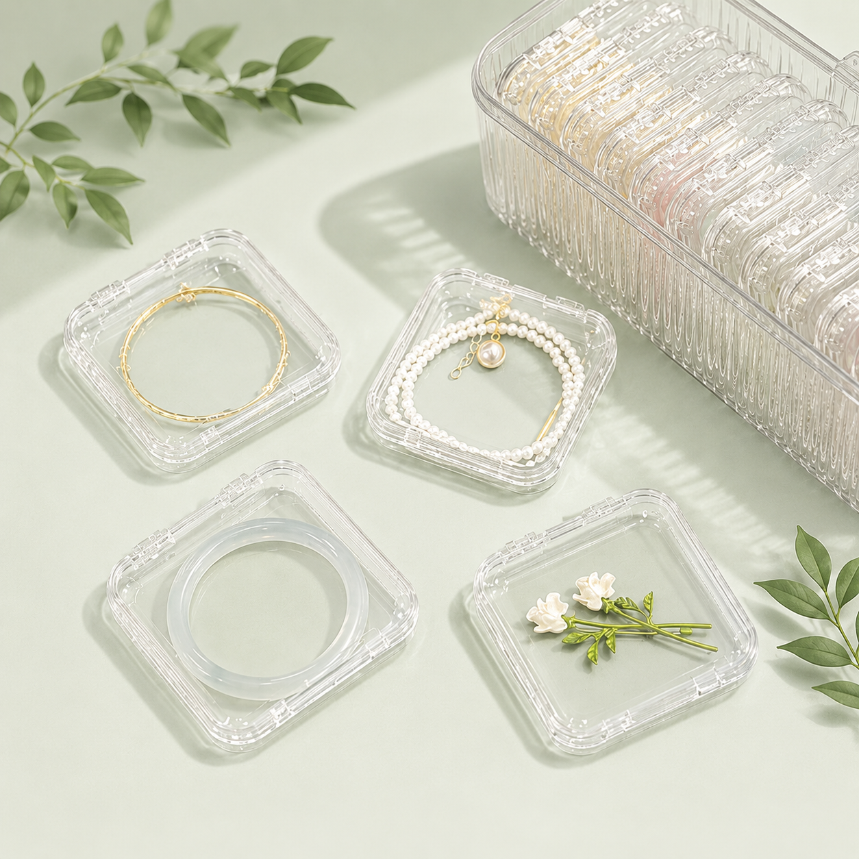 GHARSAJ™ Luxury Acrylic Jewellery Organizer