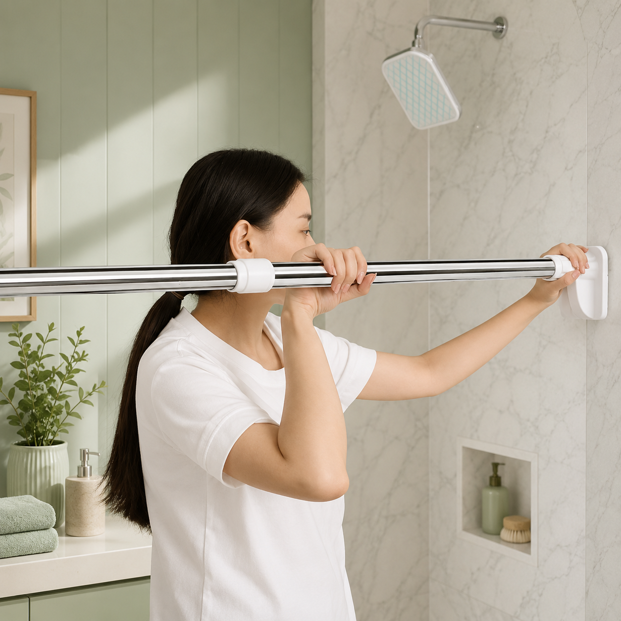 Drill-Free Multifunctional Adjustable Rod